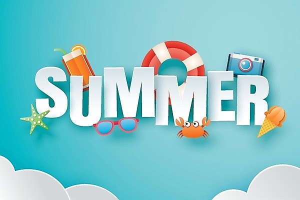 EPS 해외이미지 구름 일러스트 아이스크림 불가사리 타이포그라피 사람없음 여름 선글라스 카메라 주스 꽃게 파란배경 튜브 해외202008 해외일러스트 자연요소 문자 계절 안경 음료 백그라운드 디저트 극피동물 파란색 전자제품 게 파일형식 벡터