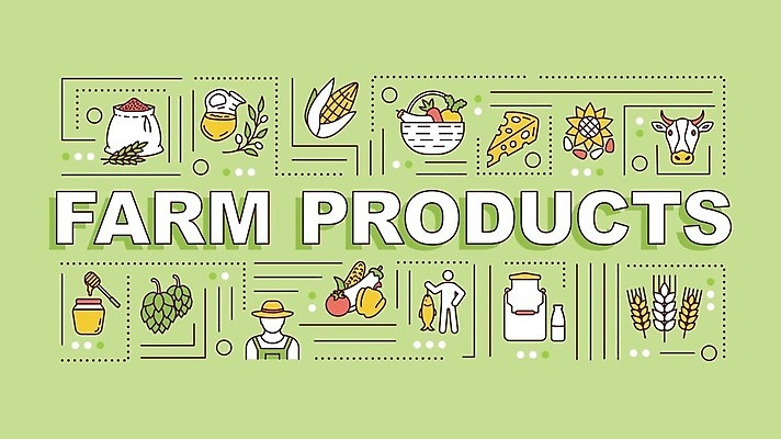EPS 해외이미지 음식 농업 일러스트 타이포그라피 사람없음 농작물 농장 우유 신선 시장 제조 농부 상품 밀 유기농 레터링 해외202008 해외일러스트 직업 문자 웰빙 산업 유제품 곡류 파일형식 벡터