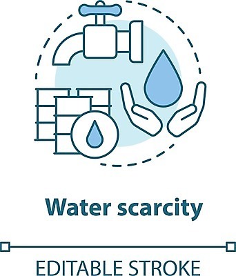 EPS 해외이미지 무료이미지 일러스트 사람없음 물 물부족 자원 유지 해외202008 해외202105 해외일러스트 자연요소 사회이슈 파일형식 벡터 무료콘텐츠