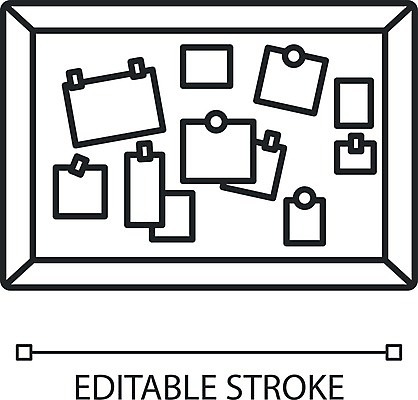 EPS 해외이미지 학생 디자인 교육 종이 선 컨셉 일러스트 교실 학교 고등학교 미술 장식 픽토그램 사무실 쪽지 웹 발표 메시지 플랫 편지 심볼 사인 그림 대학교 심플 윤곽 공지사항 탐정 고립 얇은 코르크보드 해외202008 해외일러스트 인터넷 비즈니스 문화예술 알림판 파일형식 벡터