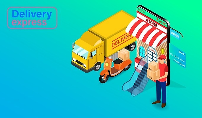 EPS 해외이미지 남자 음식 인터넷 일러스트 한명 들기 사람 성인 상자 상점 오토바이 배달원 서비스 주소 성인남자한명만 해외202008 탑차 해외일러스트 직업 1 모션 바이크 트럭 남자한명만 성인남자만 파일형식 벡터