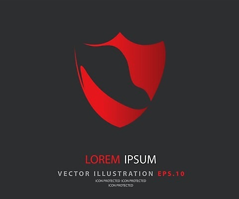 EPS 해외이미지 일러스트 안전 사람없음 심볼 보안 방패 브랜딩 해외202008 해외일러스트 파일형식 벡터