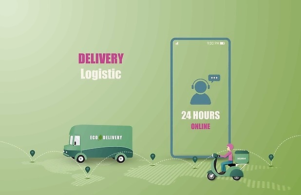 EPS 해외이미지 남자 지도 일러스트 비즈니스 한명 성인 스마트폰 쇼핑 트럭 오토바이 도시 배달원 온라인 물류 성인남자한명만 해외202008 해외일러스트 직업 1 자동차 사람 핸드폰 스마트기기 바이크 남자한명만 성인남자만 파일형식 벡터