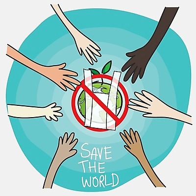 EPS 해외이미지 지구 컨셉 가방 일러스트 자연 협력 말하기 사람 초록색 쇼핑 환경 재활용 금지 절약 환경오염 오염 보호 쓰레기 폐기물 위험 일회용 플라스틱 만화 거절 사인 에코 생태계 패키지 문제 낭비 그만 생태학 소셜 줄이기 해외202008 해외일러스트 잡화 교육 컬러 모션 재질 친환경 파일형식 벡터