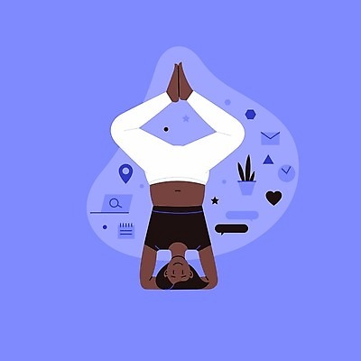 EPS 해외이미지 캐릭터 라이프스타일 여자 선 스포츠 포즈 백그라운드 일러스트 요가 모션 휴식 건강 사람 파란색 노트북 운동복 운동 보라색 검은색 자료 스트레칭 흐름 메시지 이메일 플랫 연습 명상 서식 소셜 엘리먼트 좋음 아사나자세 해외202008 해외일러스트 일러캐릭터 웰빙 옷 컬러 컨셉 생활 전자제품 요가자세 파일형식 벡터