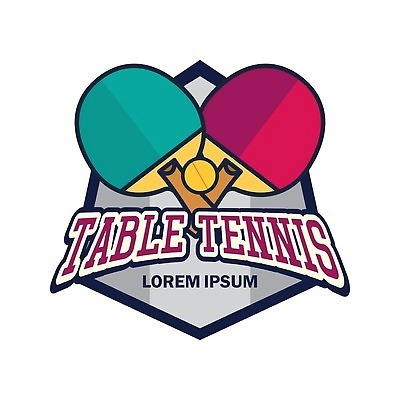EPS 해외이미지 무료이미지 스포츠 일러스트 탁구채 탁구 심볼 탁구공 해외202008 해외일러스트 공 구기 라켓 탁구용품 파일형식 벡터 무료콘텐츠