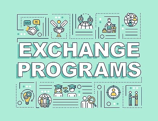 EPS 해외이미지 학생 교육 문화 이동 일러스트 학교 타이포그라피 사람없음 스터디 글로벌 프로그램 레터링 해외202008 해외일러스트 문자 컨셉 학습 파일형식 벡터