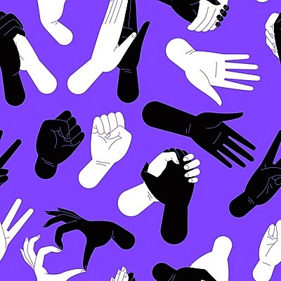 EPS 해외이미지 손 물결 선 이동 패턴 신체 일러스트 손가락 표면 악수 관리 손바닥 사람 그래픽 농작물 갈색 손들기 보라색 검은색 웹 주먹 엄지손가락 흰색 하트 잡기 플랫 손목 피부 고립 엘리먼트 타격 해외202008 해외일러스트 모양 컬러 컨셉 무늬 농업 인터넷 모션 손짓 신체부위 파일형식 벡터
