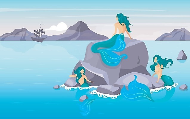 EPS 해외이미지 동물 캐릭터 디자인 바다 섬 백그라운드 컨셉 일러스트 노래 동화 유물 생물 요정 항해 어류 그래픽 물 수영 바위 보트 플랫 유혹 만화 그리스 꼬리 심플 장면 선원 암초 신화 인어 그리스인 고립 구성 로마인 해외202008 해외일러스트 일러캐릭터 자연요소 서양인 전통 유럽 음악 배_교통 인종 수중동물 돌_바위 수상스포츠 파일형식 벡터