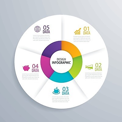 EPS 해외이미지 일러스트 비즈니스 그래프 사람없음 인포그래픽 원그래프 단계 타임라인 해외202008 해외일러스트 파일형식 벡터