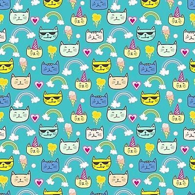 EPS 해외이미지 캐릭터 백그라운드 일러스트 사람없음 고양이 카툰스타일 해외202008 해외일러스트 일러캐릭터 포유류 반려동물 파일형식 벡터