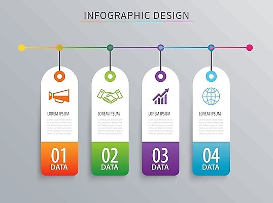 EPS 해외이미지 일러스트 비즈니스 사람없음 라벨 인포그래픽 단계 타임라인 해외202008 해외일러스트 프레임 파일형식 벡터