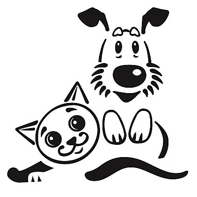 EPS 해외이미지 동물 행복 일러스트 흑백 병원 반려동물 상점 고양이 우정 개 강아지 작음 만화 심볼 만족 윤곽 수의사 송곳니 입양 활자 해외202008 해외일러스트 감정 포유류 의학 촬영기법 친구 의사 치아 크기 활자판 파일형식 벡터