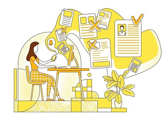 EPS 해외이미지 전신 여자 화분 의자 일러스트 비즈니스 한명 들기 앉기 성인 스마트폰 컴퓨터 노란색 X 라인아트 체크표시 문서 이력서 성인여자한명만 해외202008 해외일러스트 1 알파벳 선 컬러 가구 모션 사람 전자제품 핸드폰 스마트기기 확인 여자한명만 성인여자만 파일형식 벡터