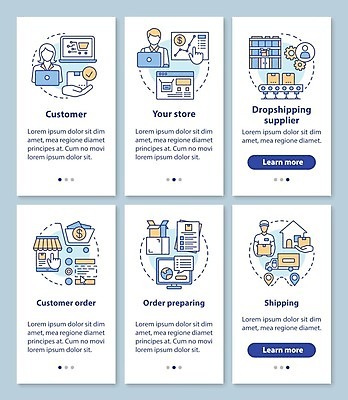 EPS 해외이미지 일러스트 모바일 사람없음 세트 화물 고객 배송 온라인쇼핑 주문 모바일쇼핑 해외202008 해외일러스트 쇼핑 운송업 온라인 파일형식 벡터