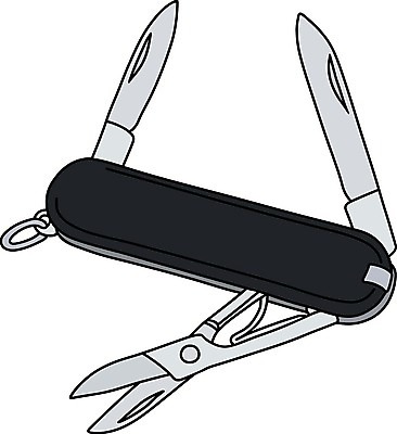 EPS 해외이미지 조각 일러스트 펜 검은색 공구 잡기 칼 주머니 작음 만화 자르기 스위스 군용 육군 철강 커터 팬던트 해외202008 해외일러스트 유럽 컬러 모션 군대 필기구 도구 크기 파일형식 벡터