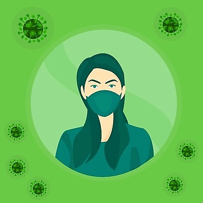 EPS 해외이미지 캐릭터 디자인 장갑 일러스트 가면 그래픽 노트북 컴퓨터 플랫 보호 심볼 해외202008 해외일러스트 일러캐릭터 잡화 컨셉 전자제품 파일형식 벡터