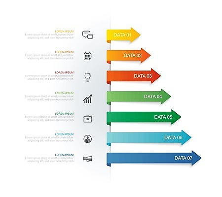 EPS 해외이미지 화살표 일러스트 비즈니스 사람없음 인포그래픽 단계 타임라인 해외202008 해외일러스트 파일형식 벡터