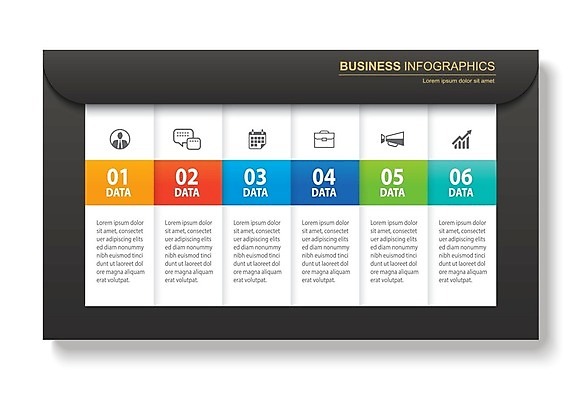 EPS 해외이미지 일러스트 비즈니스 사람없음 인포그래픽 단계 타임라인 해외202008 해외일러스트 파일형식 벡터
