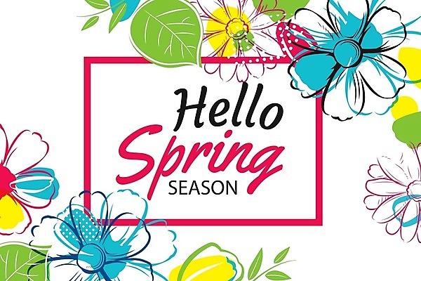 EPS 해외이미지 계절 꽃 백그라운드 꽃무늬 일러스트 사람없음 세일 봄 해외202008 해외일러스트 식물 무늬 파일형식 벡터