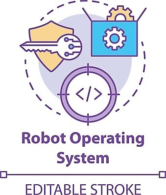 EPS 해외이미지 일러스트 열쇠 사람없음 기계 로봇 톱니바퀴 시스템 프로그래밍 해외202008 해외일러스트 작업 개발 파일형식 벡터