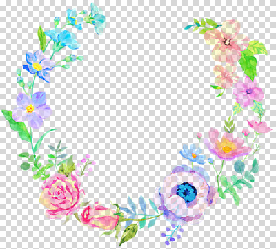 편집 편집이미지 수채화 프레임 누끼 사람없음 컬러풀 장미 코스모스 원형프레임 PNG 물망초 편집소스 꽃 컬러 원형 파일형식