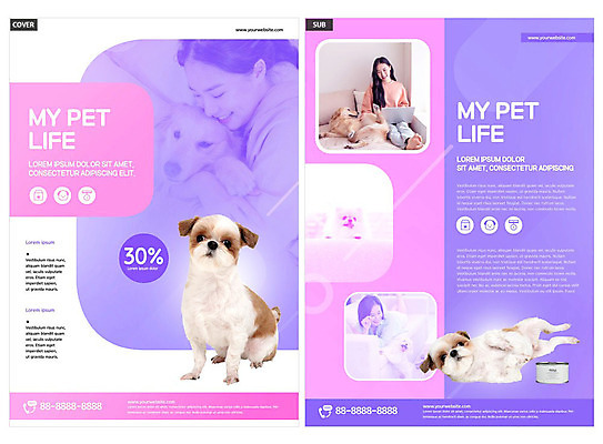 템플릿 여자 ZIP 반려견 리플렛 여러마리 팜플렛 20대 성인 세명 30대 반려동물 보라색 한국인 강아지 전단템플릿 전단 소통 반려 성인여자만 인디자인 INDD 이미지템플릿 동물 컬러 다수 컨셉 사람 동양인 청년 장년 개 홍보물 여자만 성인만 파일형식