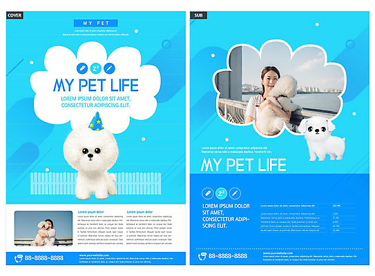 템플릿 여자 ZIP 반려견 리플렛 팜플렛 20대 성인 두명 파란색 반려동물 한국인 강아지 전단템플릿 전단 반려 성인여자만 비숑프리제 인디자인 INDD 이미지템플릿 동물 컬러 사람 동양인 청년 개 홍보물 여자만 성인만 파일형식