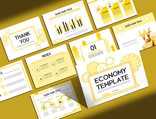 템플릿 돈 비즈니스 그래프 사람없음 금융 경제 세트 노란색 동전 원화 PPT 프레젠테이션 문서템플릿 9P 이미지템플릿 컬러 재산 파일형식