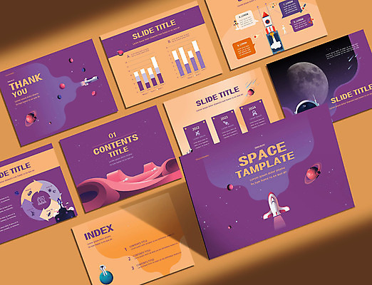 템플릿 별 비즈니스 그래프 사람없음 세트 우주 보라색 행성 로켓 달 우주선 PPT 프레젠테이션 문서템플릿 우주산업 9P 이미지템플릿 자연요소 산업 컬러 파일형식