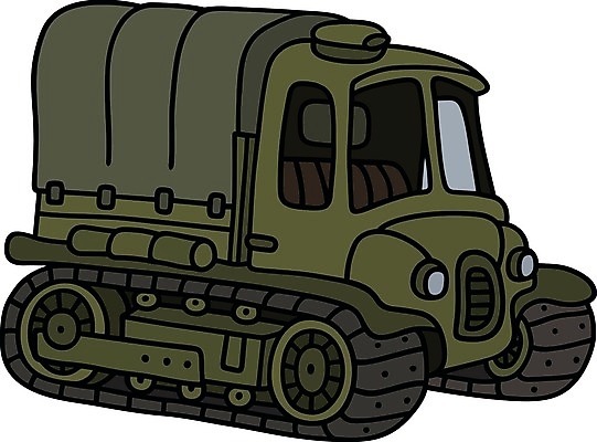 EPS 해외이미지 일러스트 초록색 수확 덮개 클래식 만화 복고 군용 전쟁 육군 트랙터 짐차 대포 모터 추적 옛날 해외202008 해외일러스트 무기 컬러 컨셉 농업 모션 자동차 군대 뚜껑 농기계 특수차량 파일형식 벡터