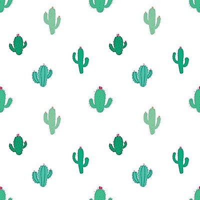 EPS 해외이미지 식물 패턴 일러스트 선인장 사람없음 초록색 해외202008 해외일러스트 컬러 무늬 파일형식 벡터