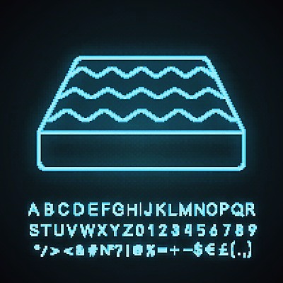 EPS 해외이미지 일러스트 사람없음 라텍스 매트리스 안락 해외202008 해외일러스트 컨셉 파일형식 벡터