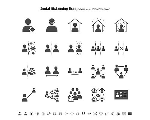 EPS 해외이미지 일러스트 가이드 거리 주택 건강 사람 세트 우주 인사 그룹 환경오염 바이러스 닫기 질병 위험 예방 감염 번짐 일반 고립 고체 상형문자 소셜 팁 사용자 해외202008 해외일러스트 직업 문자 컨셉 의학 모션 건물 예절 파일형식 벡터 효과