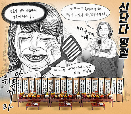 PSD 손 여자 명절 커피 의자 일러스트 가족 주방용품 사람 두명 소파 설날 추석 슬픔 흰색 울음 한복 눈물 제사 며느리 병풍 감시 제사상 제사음식 시어머니 고부갈등 여자만 국내일러스트 한국전통 전통 기념일 감정 음료 컬러 가구 생활용품 관계 표정 신체부위 전통음식 전통의상 전통의례 갈등 파일형식 시부모님