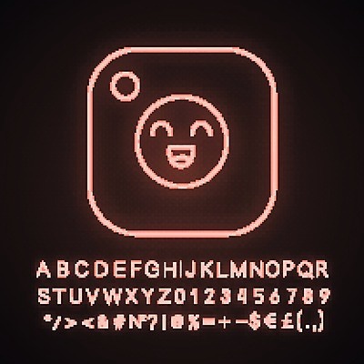 EPS 해외이미지 얼굴 일러스트 사람없음 표현 이모티콘 소셜미디어 해외202008 해외일러스트 신체부위 파일형식 벡터