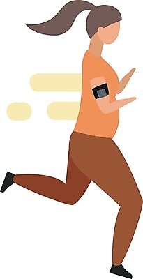 EPS 해외이미지 전신 여자 다이어트 일러스트 건강 한명 성인 운동복 달리기 운동 성인여자한명만 해외202008 해외일러스트 1 옷 모션 사람 여자한명만 성인여자만 파일형식 벡터