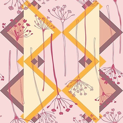 EPS 해외이미지 식물 꽃 백그라운드 잎 일러스트 자연 벽지 그래픽 봄 직물 플랫 낙서 만화 타일 포장지 그림 손그림 기하학 스칸디나비아 엘리먼트 해외202008 채우기 해외일러스트 계절 무늬 포장 모션 생태계 파일형식 벡터