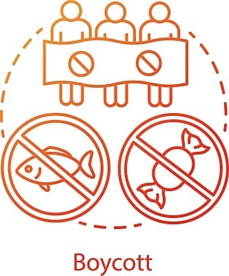 EPS 해외이미지 일러스트 사탕 어류 사람없음 금지 거절 불매운동 보이콧 해외202008 해외일러스트 컨셉 디저트 수중동물 사회이슈 파일형식 벡터