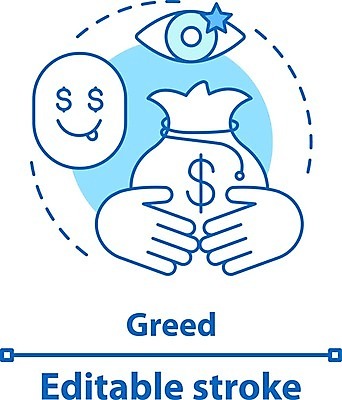 EPS 해외이미지 감정 일러스트 사람없음 돈자루 재산 욕심 해외202008 해외일러스트 돈 금융 파일형식 벡터