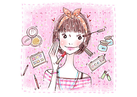 PSD 우먼라이프 라이프스타일 여자 얼굴 꽃무늬 일러스트 한명 사람 상반신 20대 성인 라이프 화장 뷰티 화장품 립스틱 화장용품 하트 붓 머리띠 단발머리 볼터치 피부관리 마스카라 바르기 파우더 아이섀도 립파레트 립팔레트 여자만 여자한명만 성인여자만 청년만 청년여자만 성인한명만 청년여자한명만 성인여자한명만 성인만 국내일러스트 모양 1 헤어스타일 꽃 무늬 장신구 모션 청년 생활 신체부위 미용용품 파일형식