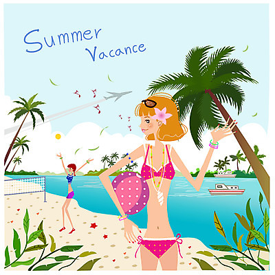 EPS 주간 나무 식물 구름 문자 알파벳 영어 계절 여자 수영복 꽃 바다 여행 요트 음표 일러스트 공 팔찌 하늘 휴가 휴식 나뭇잎 불가사리 비행기 사람 해변 야외 두명 장식 여름 여름휴가 바캉스 비키니 모래사장 선글라스 야자수 운동 태양 만세 네트 비치볼 비치발리볼 열대식물 휴양지 야자열매 선박 여자만 국내일러스트 자연요소 기호 옷 열매 안경 음악 스포츠 컨셉 수상교통 잎 배_교통 장신구 항공교통 모션 극피동물 대중교통 바캉스용품 건강 장소 배구 파일형식 벡터 여름_계절