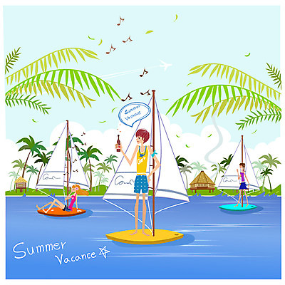 EPS 주간 나무 식물 구름 문자 알파벳 영어 계절 여자 남자 음료 바다 여행 요트 음표 일러스트 하늘 리조트 휴가 휴식 비행기 맥주 들기 사람 야외 세명 여름 여름휴가 바캉스 야자수 윈드서핑 서핑보드 열대식물 휴양지 돛 맥주병 야자열매 비치웨어 방갈로 야자수잎 국내일러스트 자연요소 기호 옷 열매 음악 컨셉 잎 배_교통 항공교통 모션 숙소 술병 대중교통 주류 장소 수상스포츠 보드_스포츠 파일형식 벡터 여름_계절