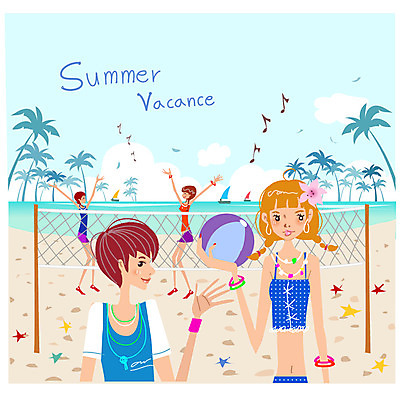 EPS 주간 나무 식물 구름 문자 알파벳 영어 계절 여자 남자 수영복 꽃 바다 여행 요트 음표 일러스트 목걸이 공 팔찌 하늘 휴가 휴식 불가사리 들기 사람 여러명 해변 야외 장식 여름 여름휴가 바캉스 모래사장 야자수 운동 만세 네트 돛단배 비치볼 비치발리볼 열대식물 휴양지 공놀이 야자열매 비치웨어 아대 선박 국내일러스트 자연요소 기호 옷 열매 음악 스포츠 다수 컨셉 수상교통 배_교통 장신구 모션 놀이 극피동물 바캉스용품 건강 장소 배구 파일형식 벡터 여름_계절