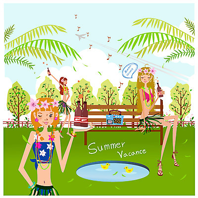 EPS 주간 나무 식물 동물 구름 문자 알파벳 영어 계절 공원 여자 수영복 여행 두마리 벤치 의자 일러스트 목걸이 하늘 휴가 휴식 비행기 오리 맥주 사람 야외 장식 세명 여름 여름휴가 바캉스 울타리 화관 댄서 춤 연못 샌들 라디오 휴양지 비치웨어 꽃목걸이 야자수잎 오리장난감 원주민의상 하와이안 여자만 국내일러스트 자연요소 직업 옷 공공시설 패션 꽃 가구 신발 컨셉 잎 2 장신구 항공교통 조류 문화예술 대중교통 주류 전자제품 담장 장난감 장소 전통의상 파일형식 벡터 여름_계절