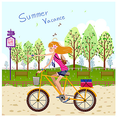 EPS 주간 전신 나무 식물 구름 문자 알파벳 영어 계절 공원 여자 꽃 길 여행 벤치 의자 가방 음표 일러스트 하늘 휴가 휴식 알림판 한명 사람 손짓 20대 성인 야외 장식 여름 여름휴가 바캉스 울타리 상자 카메라 자전거 하이킹 가리킴 표지판 승차 매기 여자만 여자한명만 성인여자만 청년만 청년여자만 성인한명만 청년여자한명만 성인여자한명만 성인만 국내일러스트 자연요소 1 기호 잡화 공공시설 음악 가구 컨셉 모션 레저 청년 전자제품 담장 바이크 파일형식 벡터 여름_계절