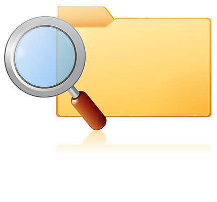 EPS 아이콘 돋보기 사람없음 사무용품 검색 문서 파일 폴더 웹아이콘 탐색 2D아이콘 문구용품 파일형식 벡터