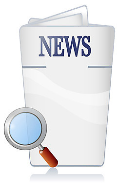 EPS 아이콘 생활용품 돋보기 사람없음 신문 뉴스 오브젝트 웹아이콘 2D아이콘 간행물 파일형식 벡터