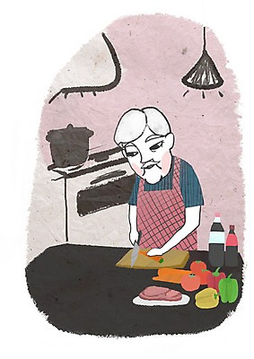 PSD 라이프스타일 할아버지 노년 남자 가사 일러스트 탁자 피망 전등 조명 도마 실내 육류 요리 한명 사람 라이프 세로 실버라이프 노후 주방 노부부 앞치마 당근 실버 칼 가스레인지 오븐 냄비 한지 남자만 남자한명만 성인남자만 성인한명만 성인남자한명만 노인만 성인만 노인남자만 노인남자한명만 국내일러스트 1 부부 종이 가구 채소 식재료 주방용품 뿌리채소 성인 내부 생활 가전제품 레인지 솥 파일형식