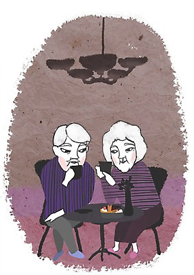 PSD 라이프스타일 부부 여자 할아버지 노년 남자 할머니 여유 커피 의자 일러스트 탁자 티타임 휴식 디저트 전등 조명 실내 사람 두명 라이프 세로 실버라이프 노후 꽃병 노부부 마시기 실버 차 커피잔 한지 노인만 성인만 국내일러스트 커플 꽃 감정 종이 음료 음식 가구 컨셉 모션 잔 성인 내부 생활 파일형식